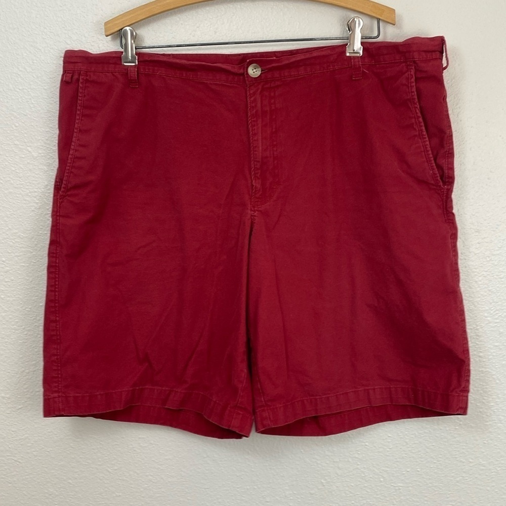 Men’s Columbia PFG Dark Red Chino Shorts 40 x 10